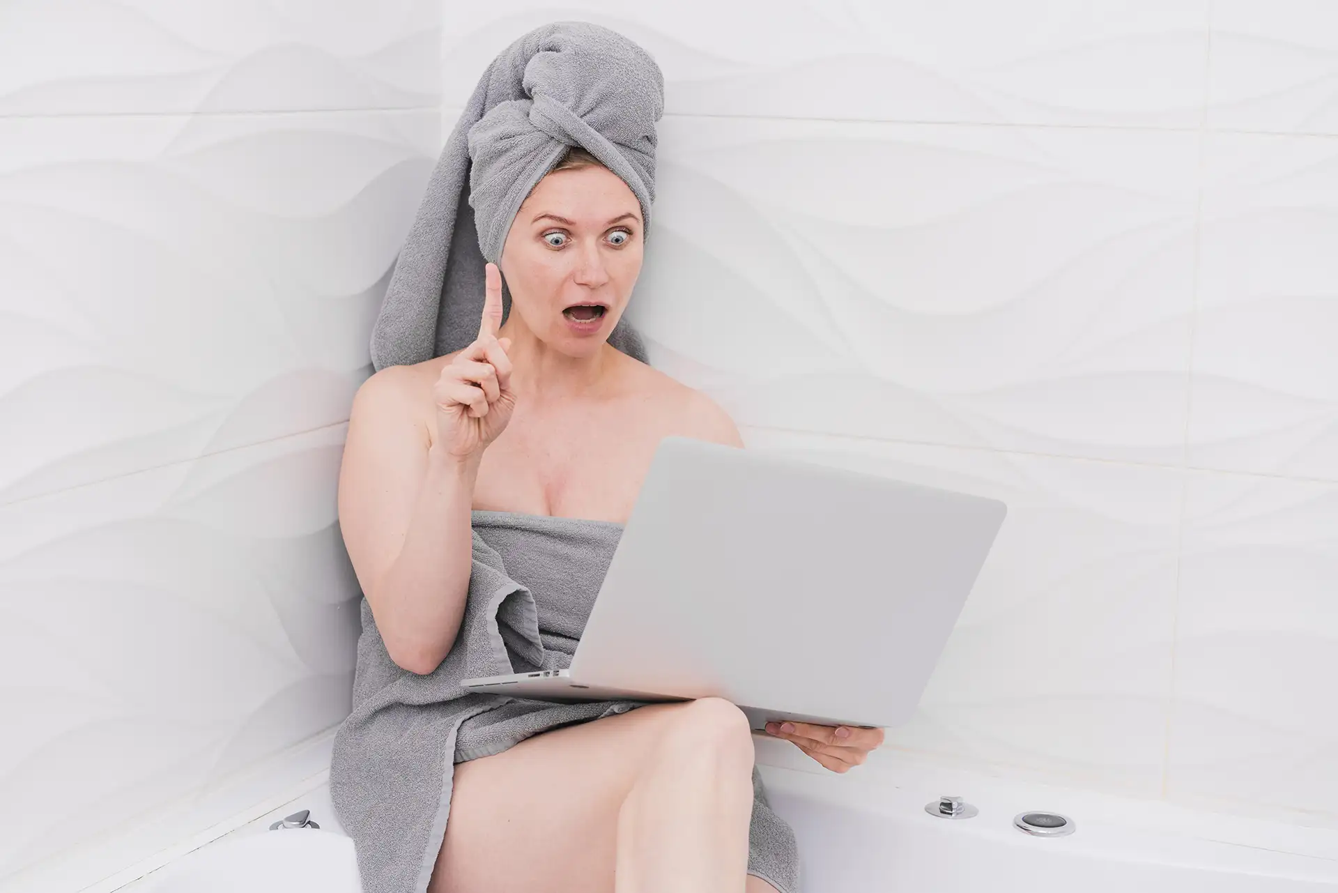 donna portatile bagno idea