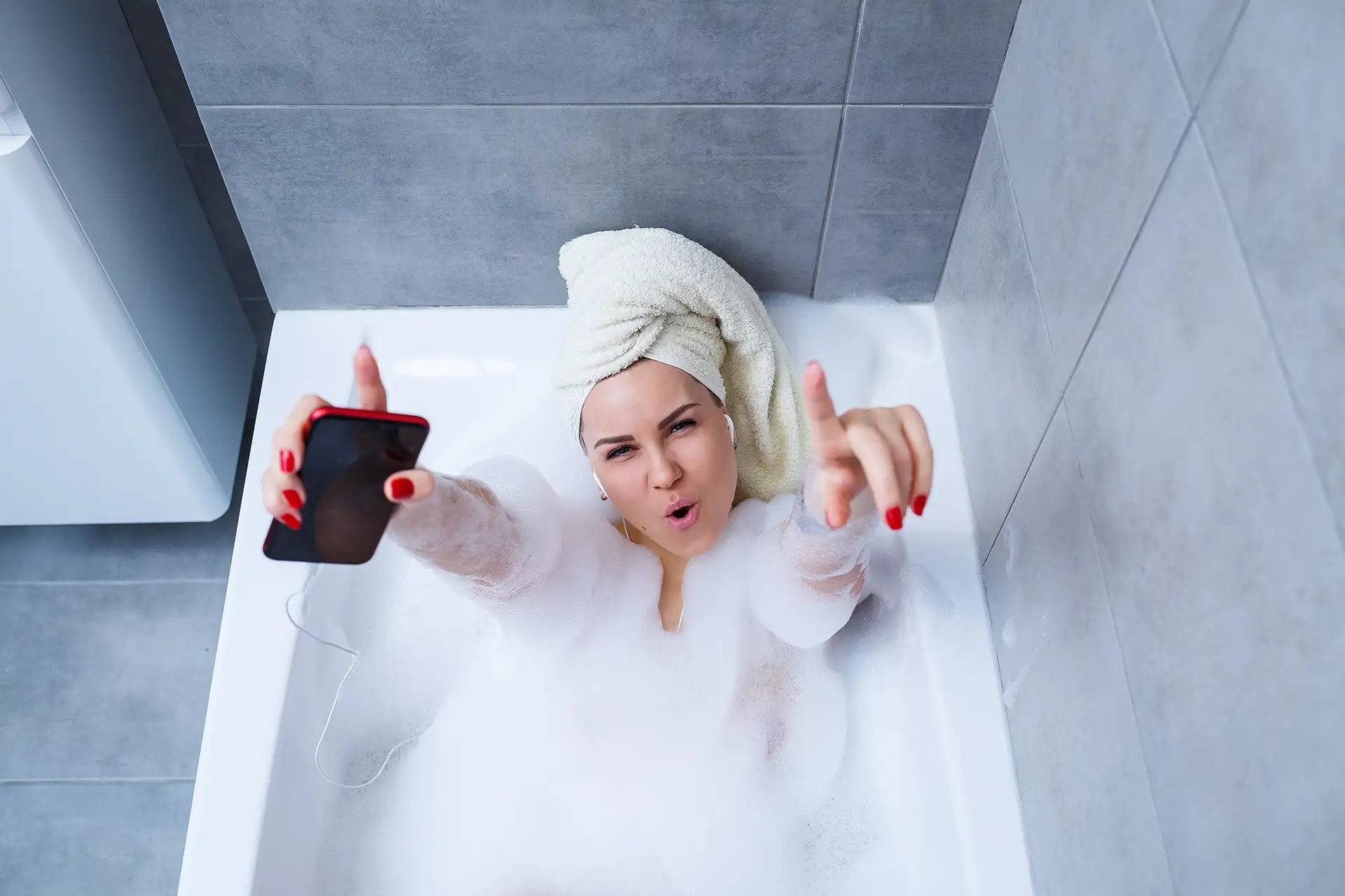 donna vasca bagno